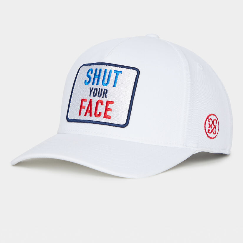 SHUT YOUR FACE STRETCH TWILL SNAPBACK HAT image number 1
