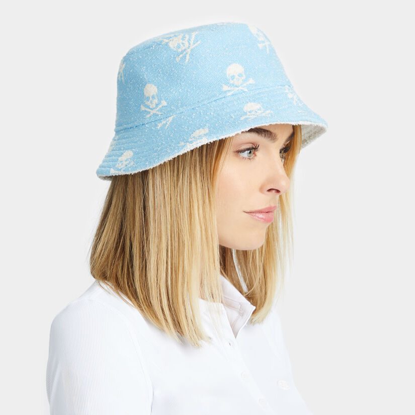 Woven bucket top hat