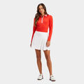 FEATHERWEIGHT SILKY TECH NYLON QUARTER ZIP POLO image number 4