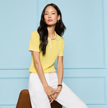 Alternative image of RIBBED KNIT SWEATER POLO