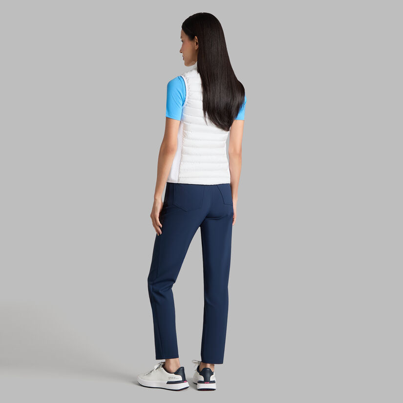 V-DOWN QUILTED STRETCH TECH INTERLOCK VEST image number 4