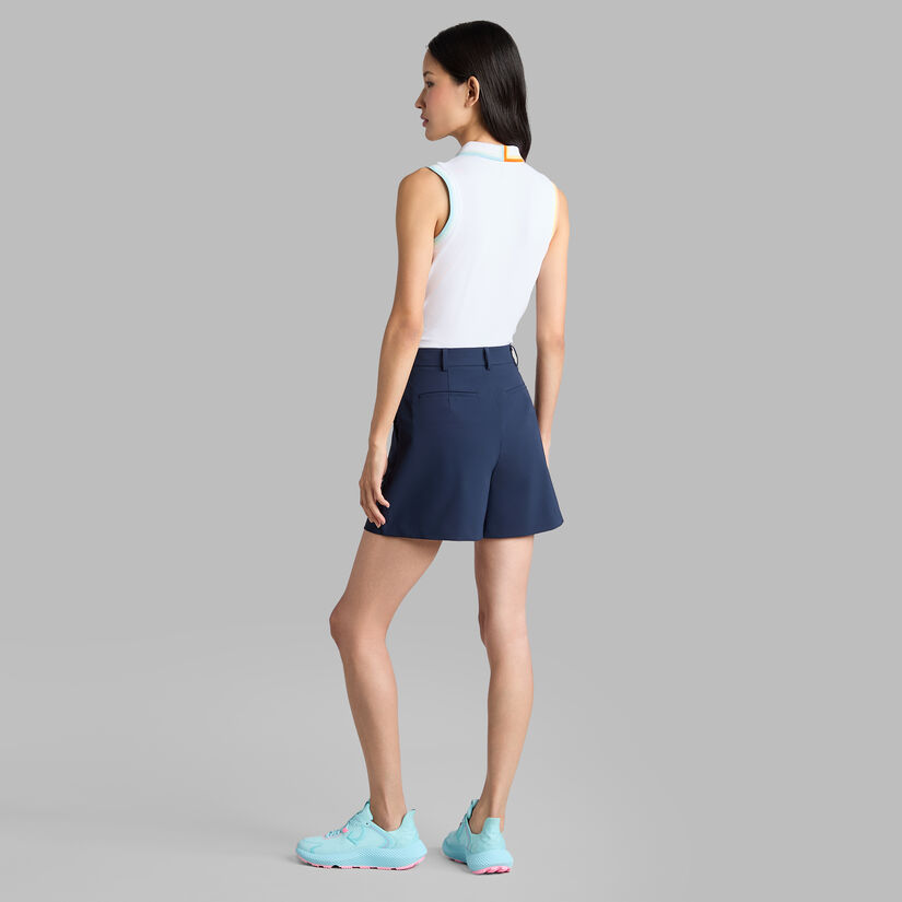 JOHNNY COLLAR RIBBED TECH SLEEVELESS POLO image number 4