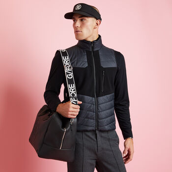 PIXELATED SKULL & TEES MERINO WOOL FULL ZIP VEST
