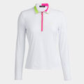 LIMITED EDITION MOTHER GOLFER SILKY TECH NYLON QUARTER ZIP POLO image number 1