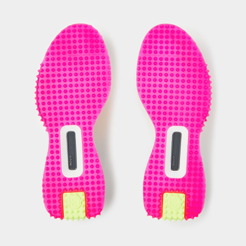 Adidas pink shop golf shoes
