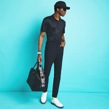 ICON CAMO TECH JERSEY MODERN SPREAD COLLAR POLO
