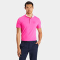 CONTRAST COLLAR TECH PIQUÉ MODERN SPREAD COLLAR POLO image number 3
