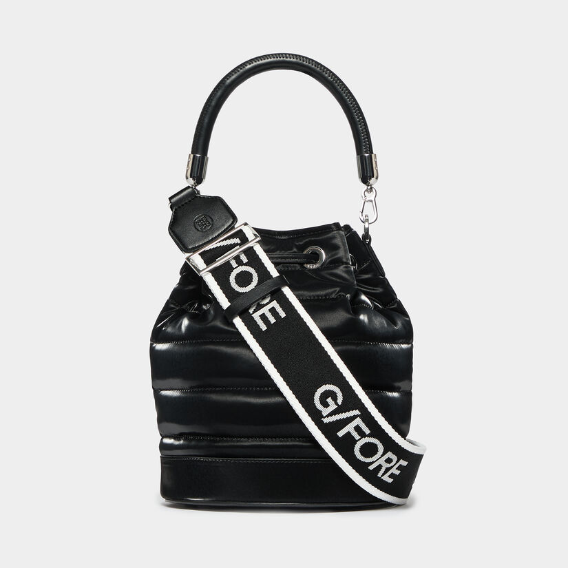 LTD RELEASE CIRCLE G'S QUILTED BUCKET BAG image number 5