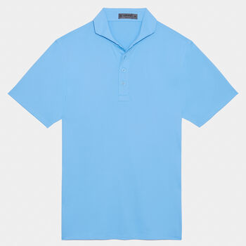 ESSENTIAL MODERN SPREAD COLLAR TECH PIQUÉ SLIM FIT POLO