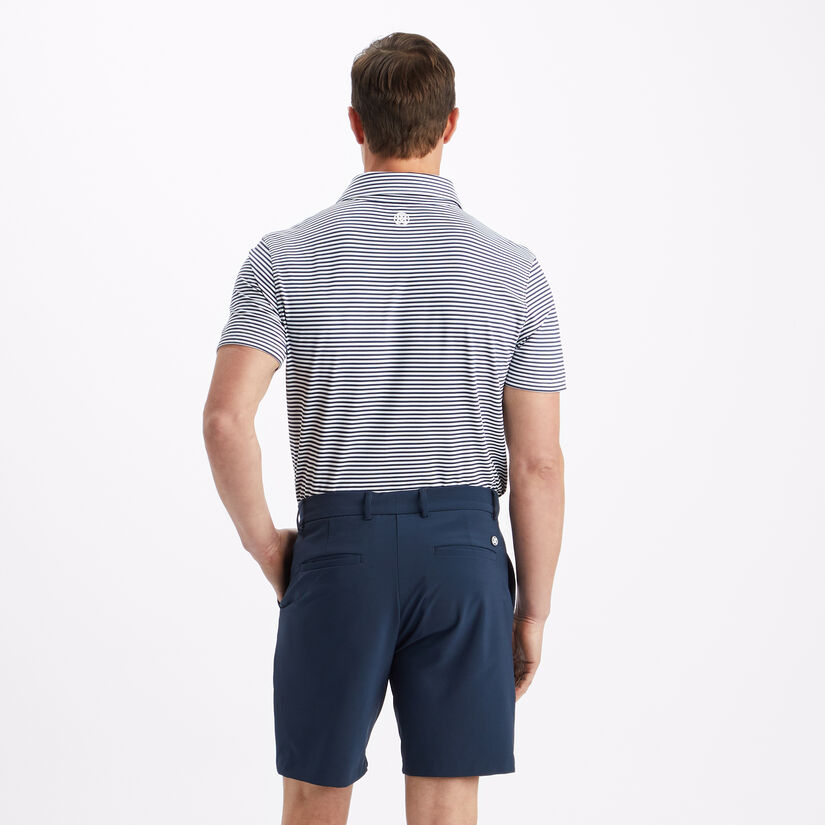 LIMITED EDITION U.S. OPEN FEEDER STRIPE MODERN SPREAD COLLAR TECH PIQUÉ POLO image number 5
