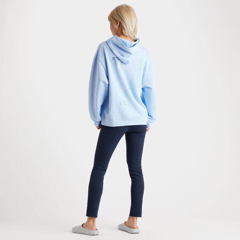 WORLDWIDE UNISEX OVERSIZED FRENCH TERRY HOODIE image number 10