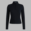 FITTED RIB 1/4 ZIP PULLOVER image number 2