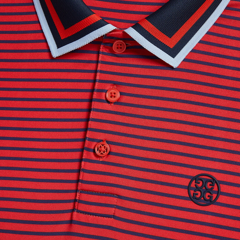 SKULL & T'S 3D TECH JERSEY SLIM FIT POLO image number 6