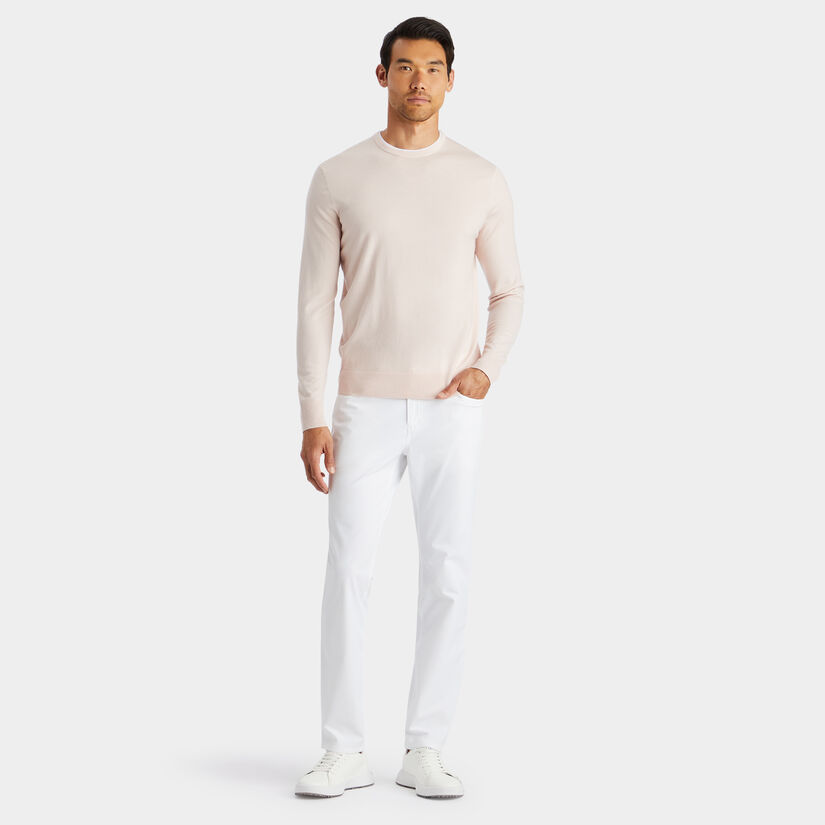 MERINO WOOL BLEND CREWNECK SWEATER image number 4