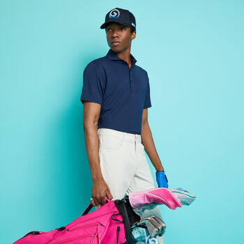 ESSENTIAL TECH PIQUÉ MODERN SPREAD COLLAR POLO