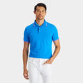 CONTRAST DUAL LINES BANDED SLEEVE TECH PIQUÉ POLO image number 3