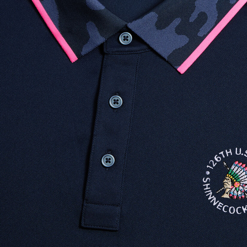 2026 U.S. OPEN CAMO COLLAR PERFORMANCE PIQU&Eacute; POLO image number 4
