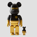 BE@RBRICK X G/FORE 400% & 100% COLLECTIBLE FIGURES SET image number 1