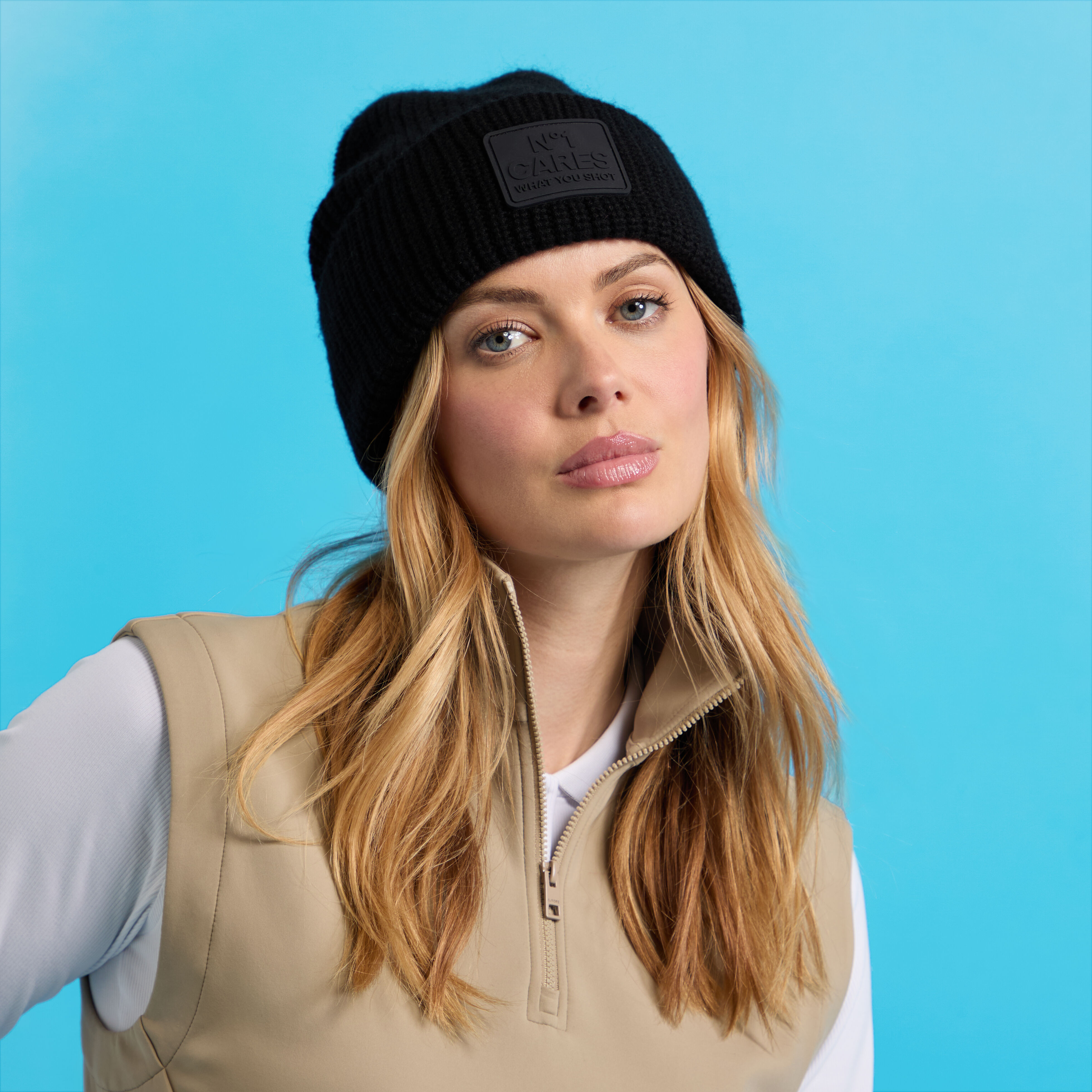 yo BIOTOP】Cashmere knit hat yo BIOTO Cashmere knit hat black