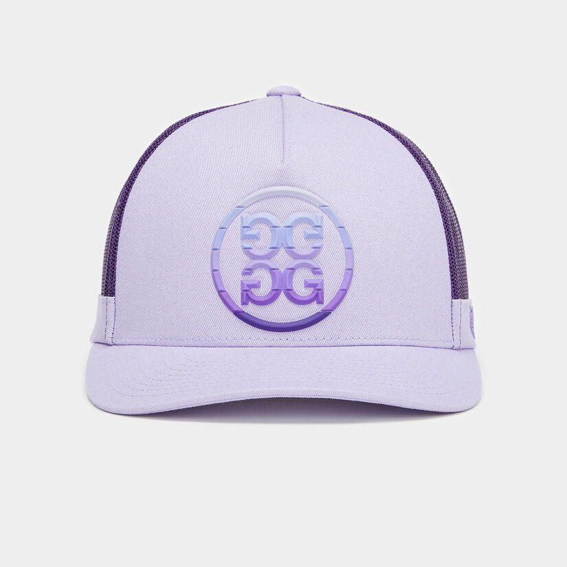 GRADIENT CIRCLE G'S COTTON TWILL TRUCKER HAT image number 2