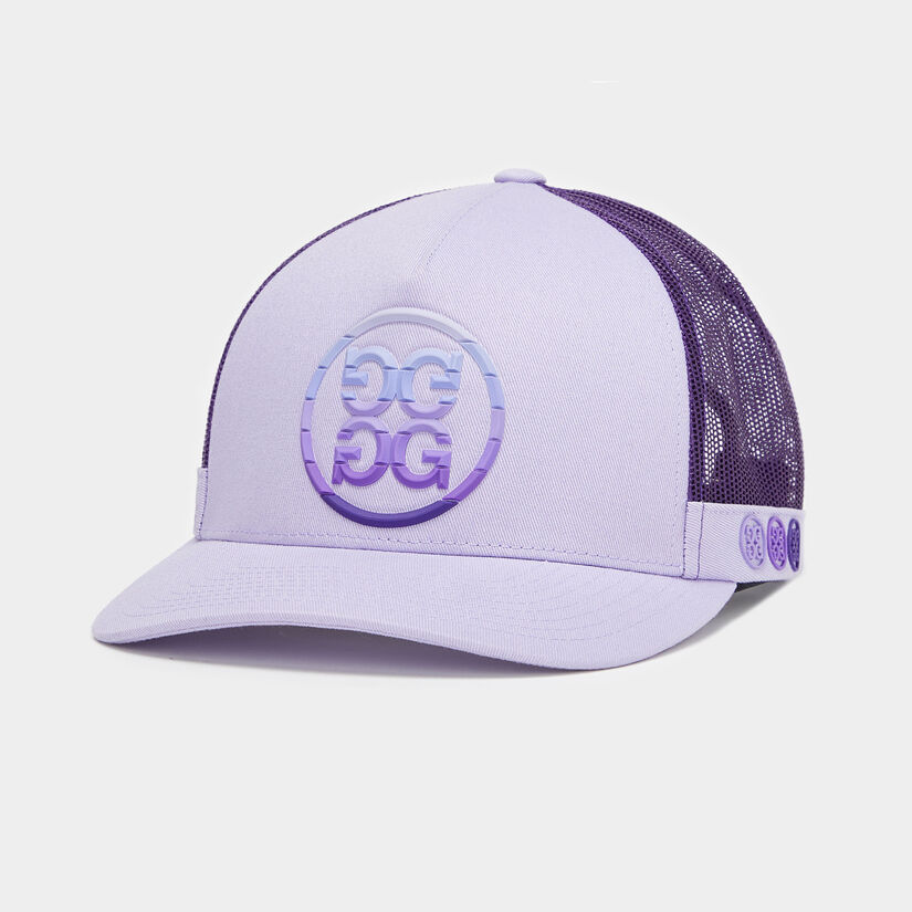 d*e様 ec melodi Chain Star Twill Hat GRADIENT CIRCLE G'S COTTON TWILL TRUCKER HAT | WOMEN'S HATS
