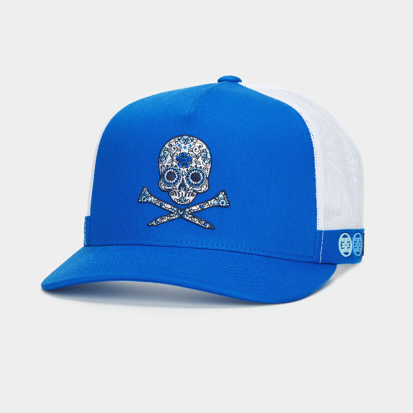 SUGAR SKULL & TEES COTTON TWILL TRUCKER HAT |MEN