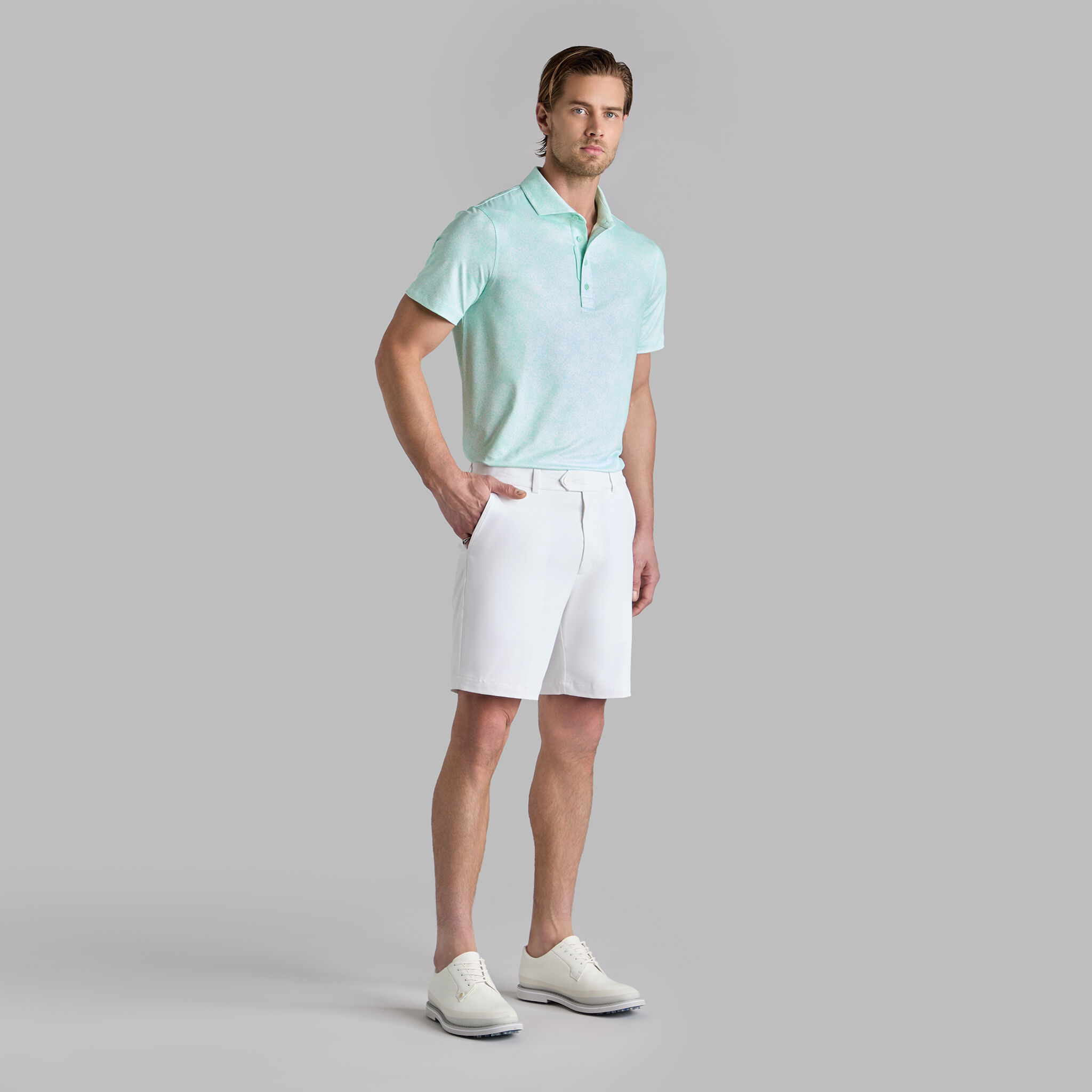 GFORE グリーン ポロシャツ　Ｌサイズ LUXE COTTON BLEND POLO | MEN'S POLO SHIRTS | G/FORE