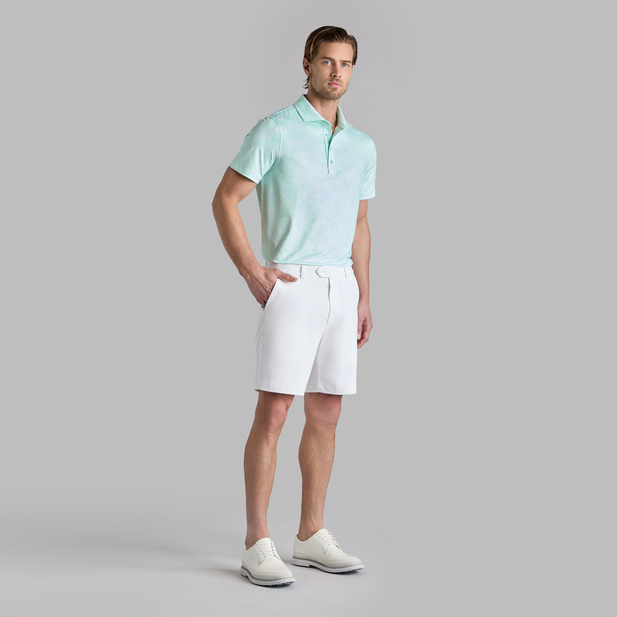HYDRANGEA TECH JERSEY POLO