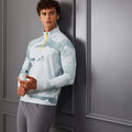 GRADIENT CAMO TECH INTERLOCK QUARTER ZIP MID LAYER image number 2