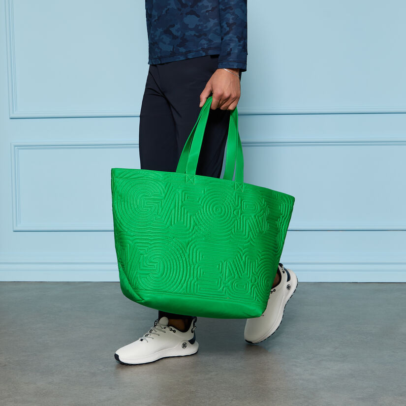 TRIPPY QUILTED CLUB TOTE BAG image number 2