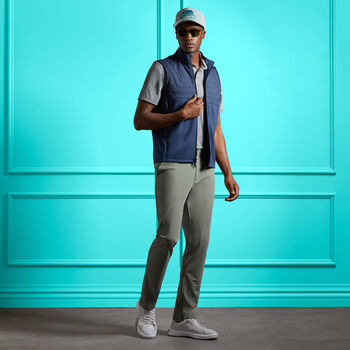 RIB GUSSET TECH PIQUÉ MODERN SPREAD COLLAR POLO