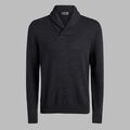 SHAWL COLLAR MERINO WOOL SWEATER image number 1