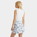 PHOTO FLORAL SILKY TECH NYLON A-LINE SKORT image number 5