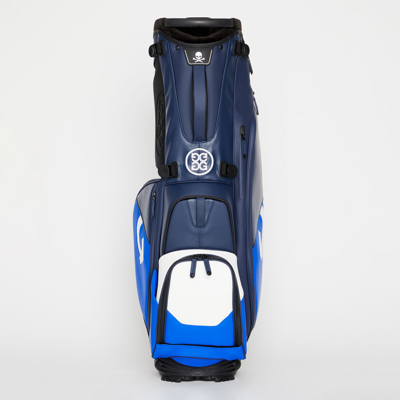 14 TOP COLOUR BLOCK TRANSPORTER TOUR CARRY GOLF BAG image number 1