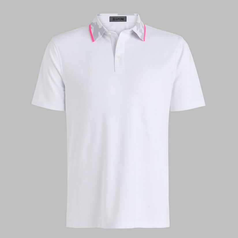 CAMO COLLAR PERFORMANCE PIQU&Eacute; POLO image number 1