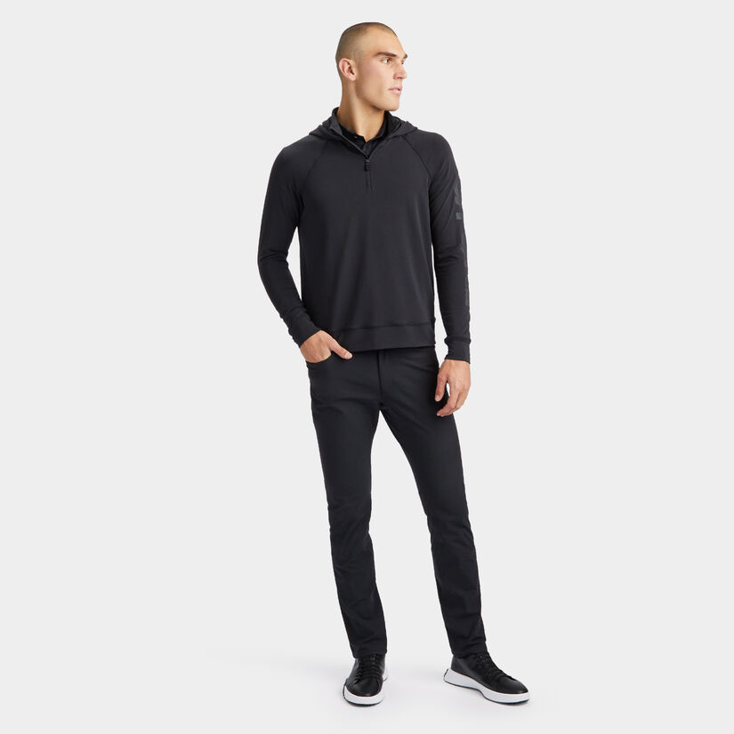 HOODED LUXE QUARTER ZIP MID LAYER image number 4