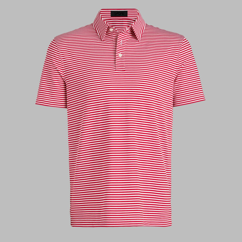 ALL PLAY STRIPE STRETCH KNIT POLO image number 1