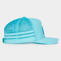 STRIPED QUARTER G INTERLOCK KNIT TRUCKER HAT image number 3