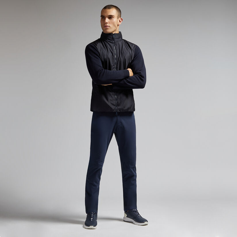 NYLON HYBRID SWEATER JACKET image number 3