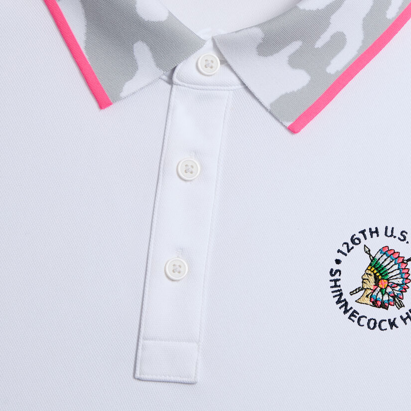 2026 U.S. OPEN CAMO COLLAR PERFORMANCE PIQU&Eacute; POLO image number 4