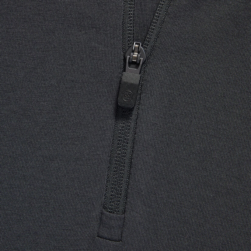 HOODED LUXE QUARTER ZIP SLIM FIT MID LAYER image number 6