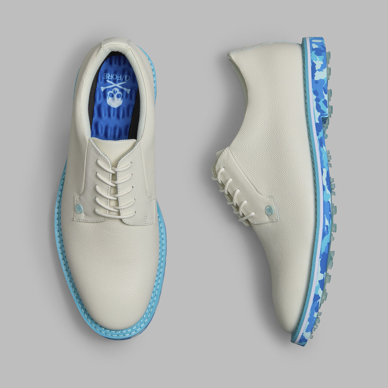 MEN'S GALLIVANTER CAMO SOLE LEATHER GOLF SHOE