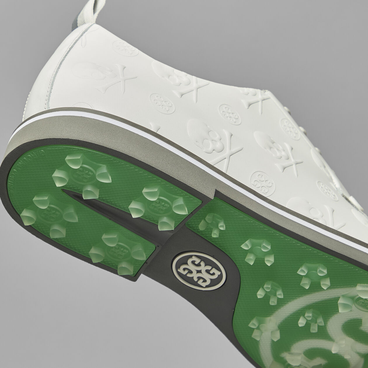 G/FORE Men\'s G4MF20EF14 White Leather Skull Club Joker Print Golf Shoes Sz 12.5 GMF000102_SNSR_2.jpg?fmt=webp main image 3