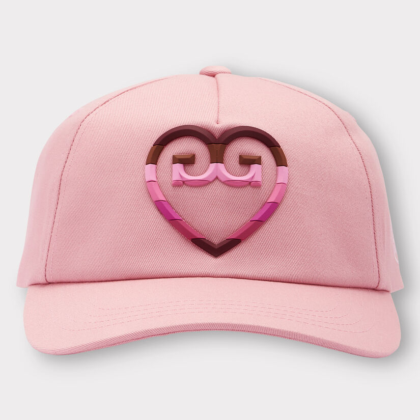 STRIPED HEART G'S STRETCH TWILL SNAPBACK HAT image number 2