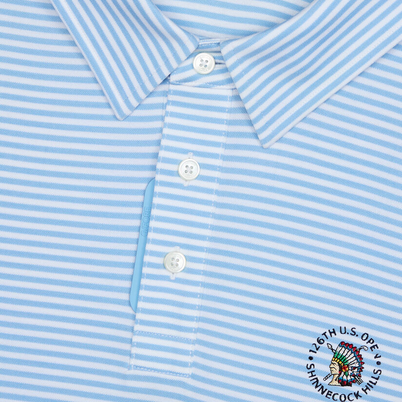 2026 U.S. OPEN ALL PLAY STRIPE STRETCH KNIT POLO image number 4
