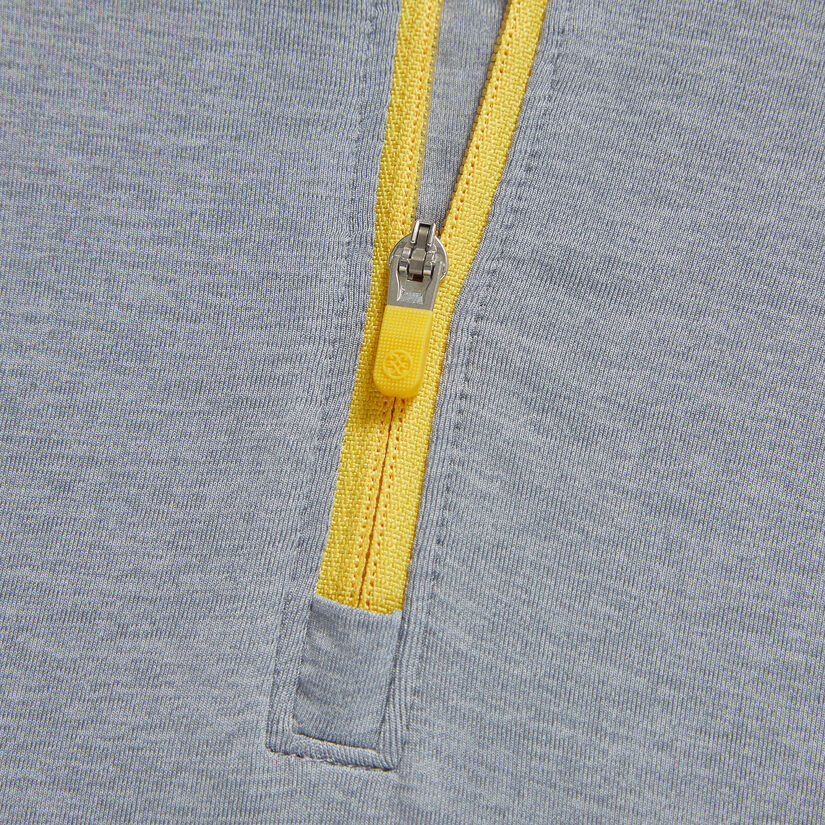 COLOUR BLOCK TECH JERSEY QUARTER ZIP MID LAYER image number 6