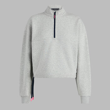 FRENCH TERRY 1/4 ZIP PULLOVER - Alternate Image 1