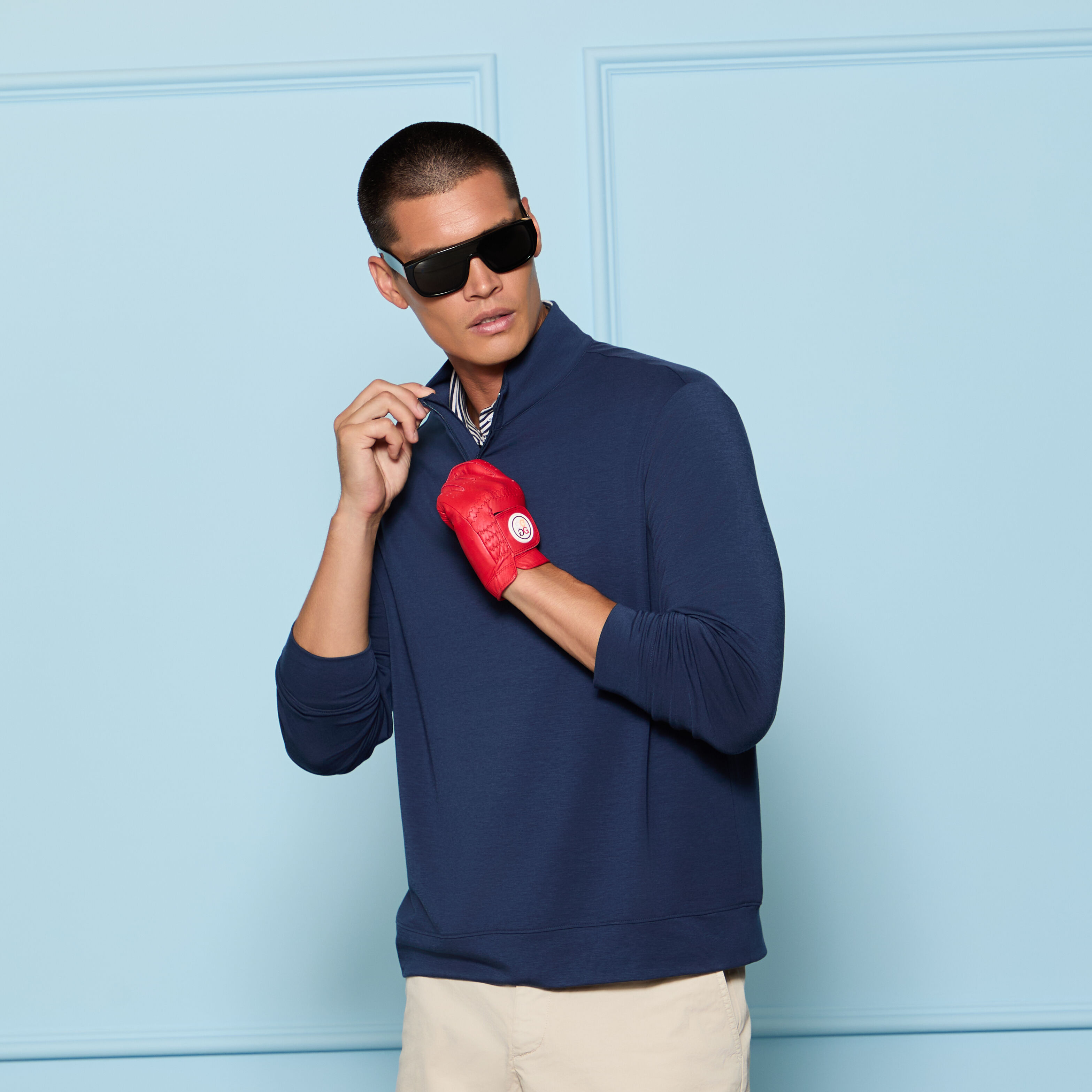 G/FORE 長袖シャツ1004 SOFT TOUCH JERSEY 1/4 ZIP | MEN'S PULLOVERS & QUARTER-ZIPS |G/FORE