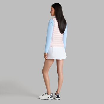 Alternative image of V-DOWN QUILTED STRETCH TECH INTERLOCK VEST - Alternate Image 1