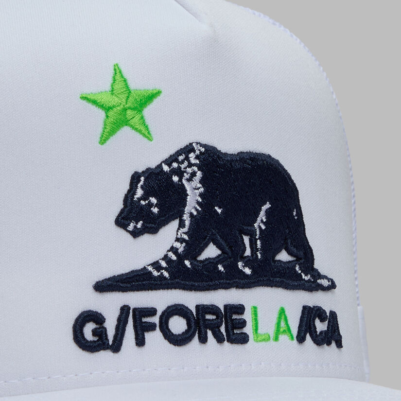 CALIFORNIA INTERLOCK KNIT TRUCKER HAT G/FORE